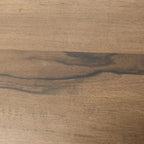 Table à manger, Plateau rectangulaire de 221 cm, Bois de manguier massif marron rustique