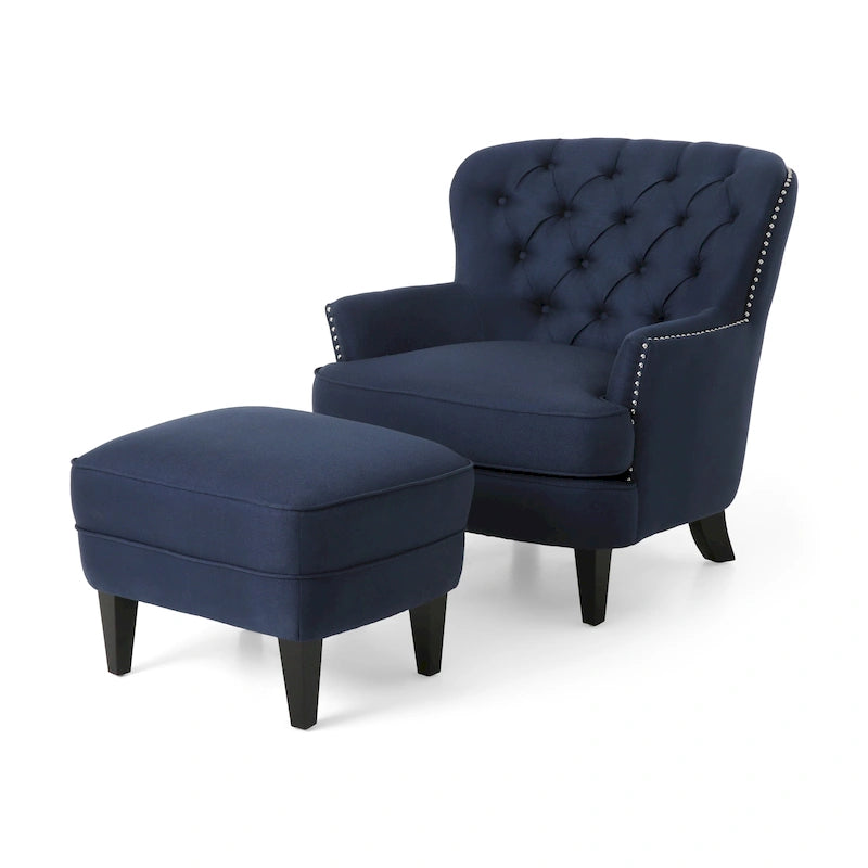 Fauteuil Club et Ottoman