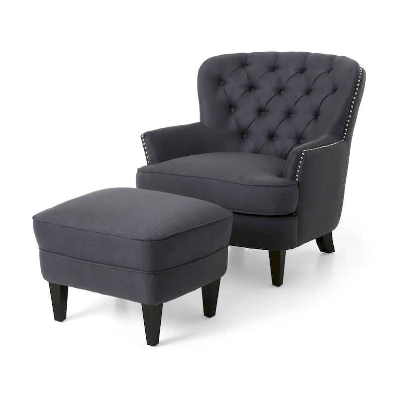 Fauteuil Club et Ottoman
