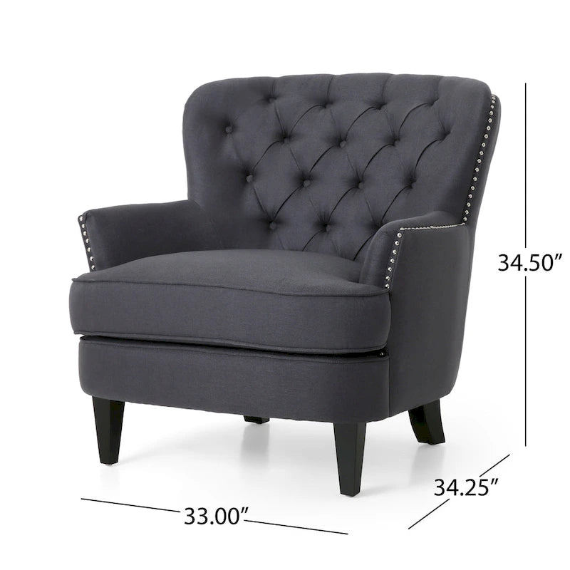 Fauteuil Club et Ottoman