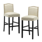 Tabourets de bar rembourrés de 71 cm, chaises de pub (lot de 2)