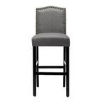 Tabourets de bar rembourrés de 71 cm, chaises de pub (lot de 2)