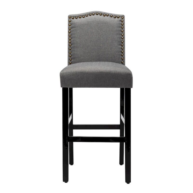 Tabourets de bar rembourrés de 71 cm, chaises de pub (lot de 2)
