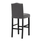Tabourets de bar rembourrés de 71 cm, chaises de pub (lot de 2)