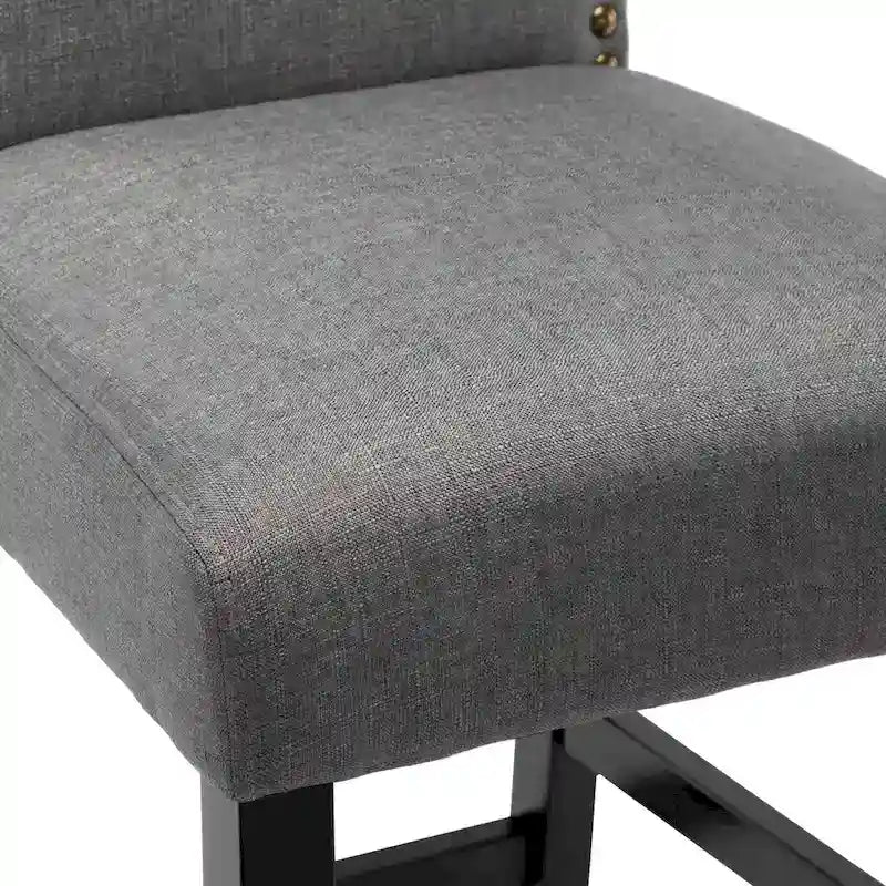 Tabourets de bar rembourrés de 71 cm, chaises de pub (lot de 2)