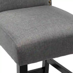 Tabourets de bar rembourrés de 71 cm, chaises de pub (lot de 2)
