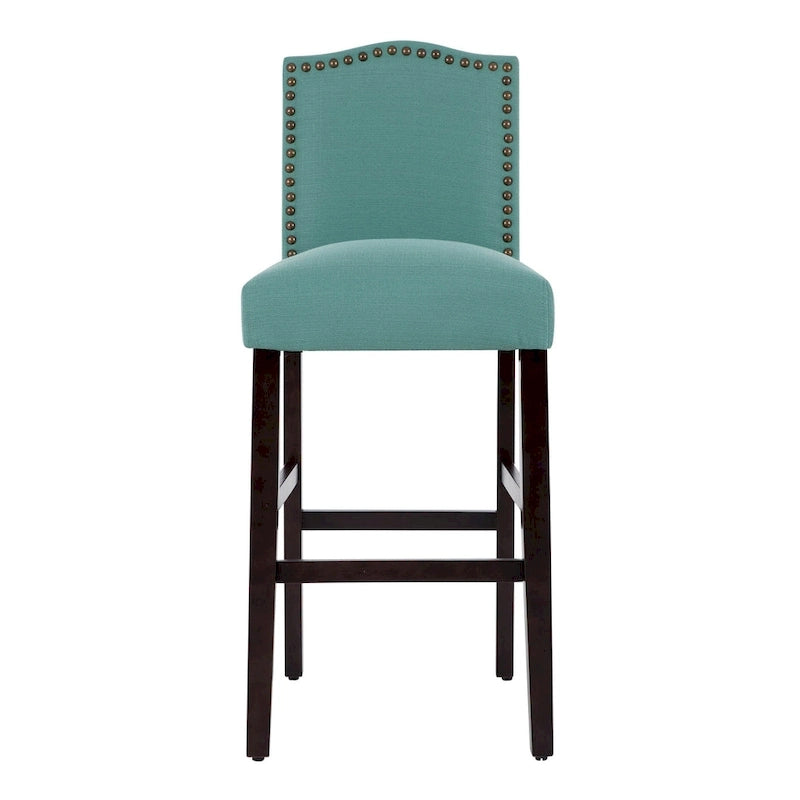 Tabourets de bar rembourrés de 71 cm, chaises de pub (lot de 2)