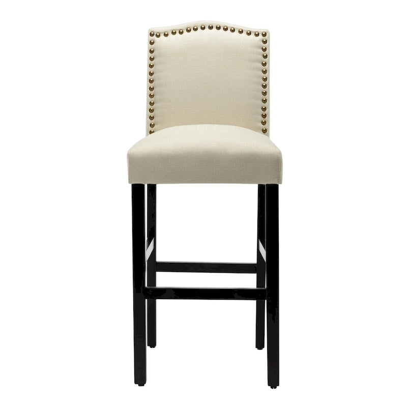 Tabourets de bar rembourrés de 71 cm, chaises de pub (lot de 2)
