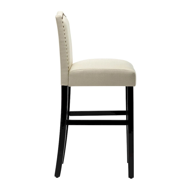 Tabourets de bar rembourrés de 71 cm, chaises de pub (lot de 2)
