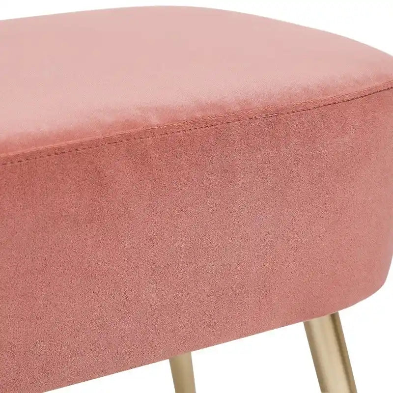 Pouf Ottoman en Velours avec Options de Couleur