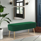 Pouf Ottoman en Velours avec Options de Couleur