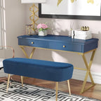 Pouf Ottoman en Velours avec Options de Couleur