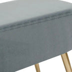 Pouf Ottoman en Velours avec Options de Couleur