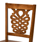 Chaise de salle à manger transitionnelle moderne et contemporaine (lot de 2)