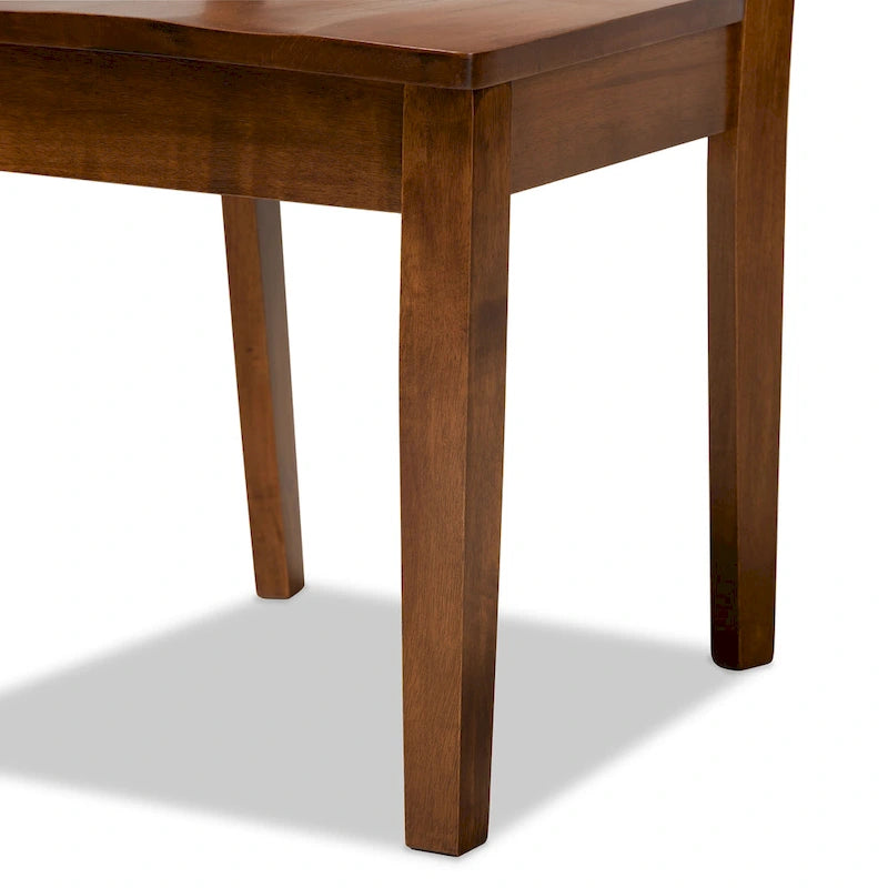Chaise de salle à manger transitionnelle moderne et contemporaine (lot de 2)