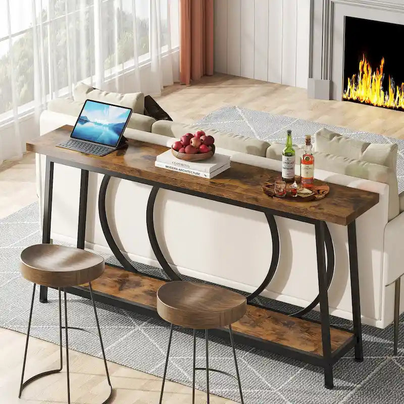 Tabourets de bar rembourrés de 76 cm (lot de 2)
