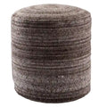 Pouf ou coussin de sol à rayures