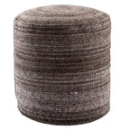 Pouf ou coussin de sol à rayures