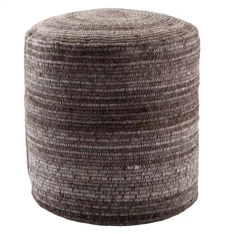Pouf ou coussin de sol à rayures