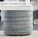 Pouf ou coussin de sol à rayures