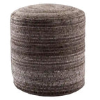 Pouf ou coussin de sol à rayures