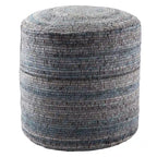 Pouf ou coussin de sol à rayures