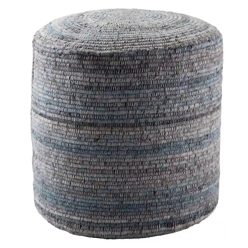 Pouf ou coussin de sol à rayures