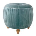 Petit pouf rond en velours