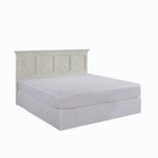 Tête de lit King size blanc cassé