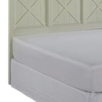 Tête de lit King size blanc cassé