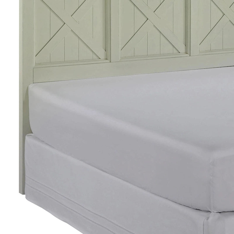 Tête de lit King size blanc cassé