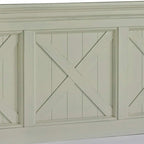 Tête de lit King size blanc cassé