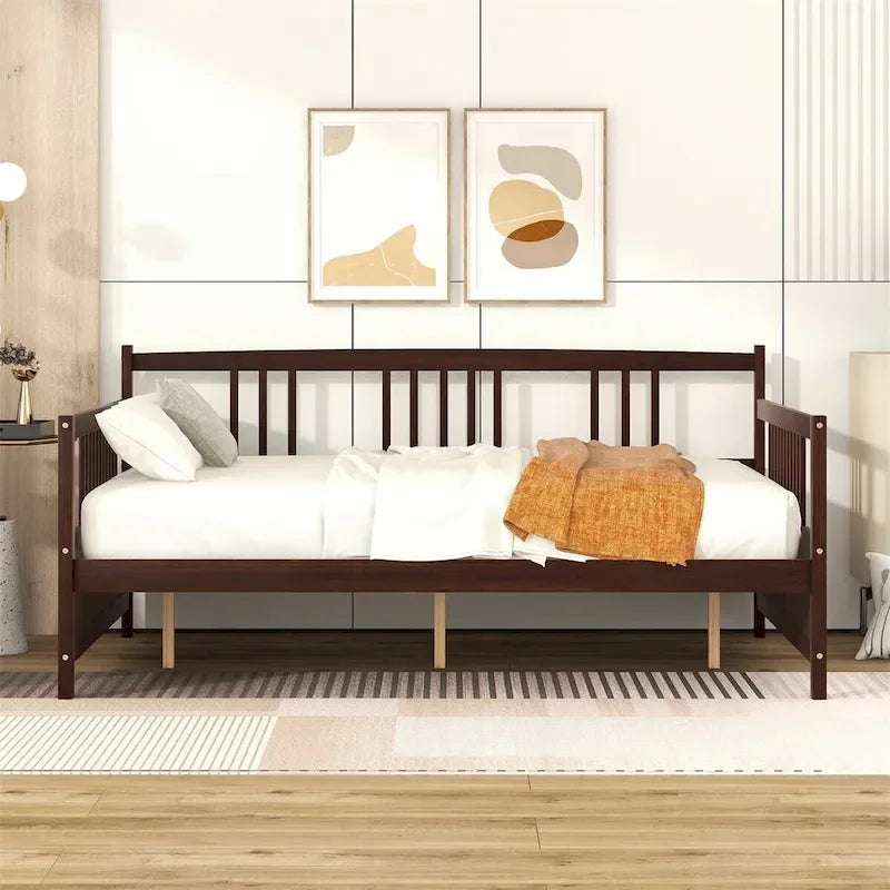 Lit de repos en bois complet