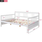 Lit de repos en bois complet