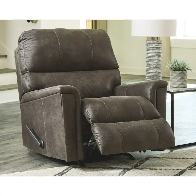 Fauteuil inclinable à bascule marron