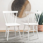 Chaise de salle à manger Spindle Farmhouse (paquet de 2) - 20Lx20Px33H