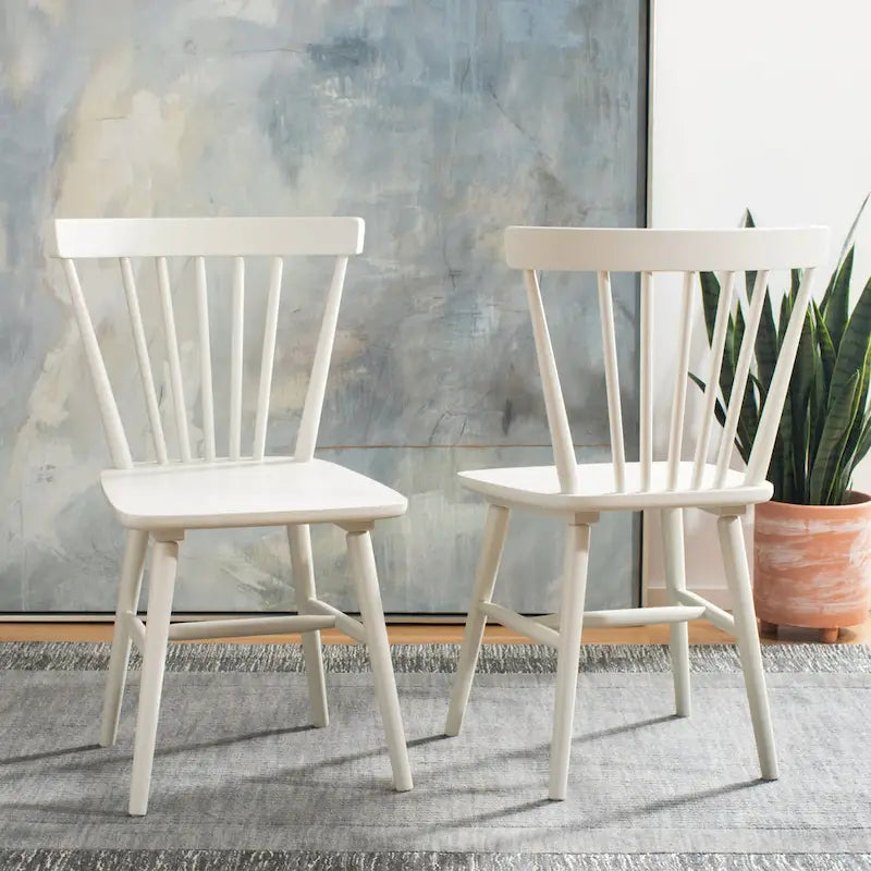 Chaise de salle à manger Spindle Farmhouse (paquet de 2) - 20Lx20Px33H