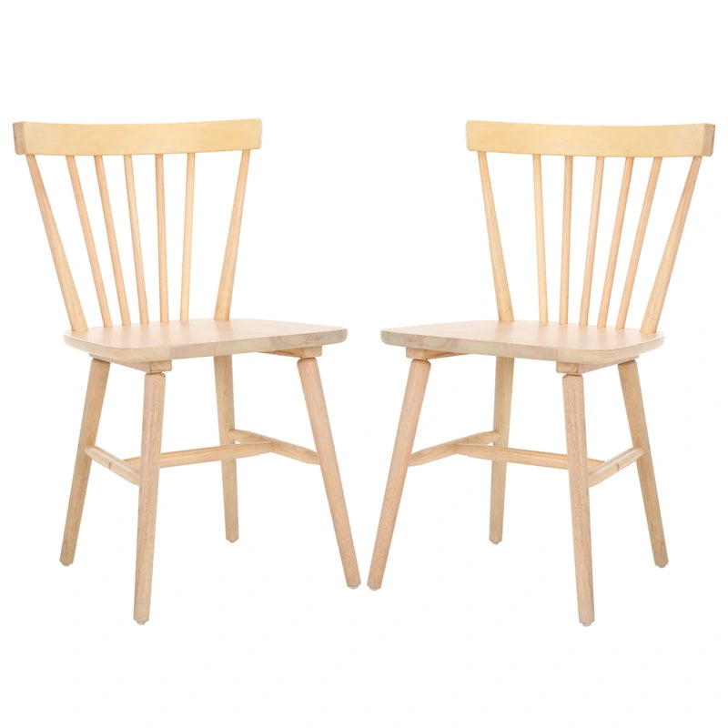 Chaise de salle à manger Spindle Farmhouse (paquet de 2) - 20Lx20Px33H