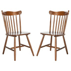Chaise de salle à manger Windsor à dossier à fuseaux (paquet de 2) - 17 larg. x 19 prof. x 34 haut.