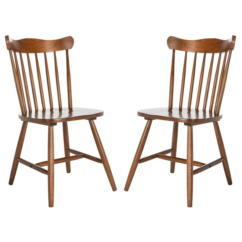 Chaise de salle à manger Windsor à dossier à fuseaux (paquet de 2) - 17 larg. x 19 prof. x 34 haut.