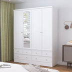 78.7H Armoire Double L'Élégance et l'Utilité Se Rencontrent