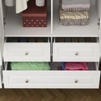 78.7H Armoire Double L'Élégance et l'Utilité Se Rencontrent