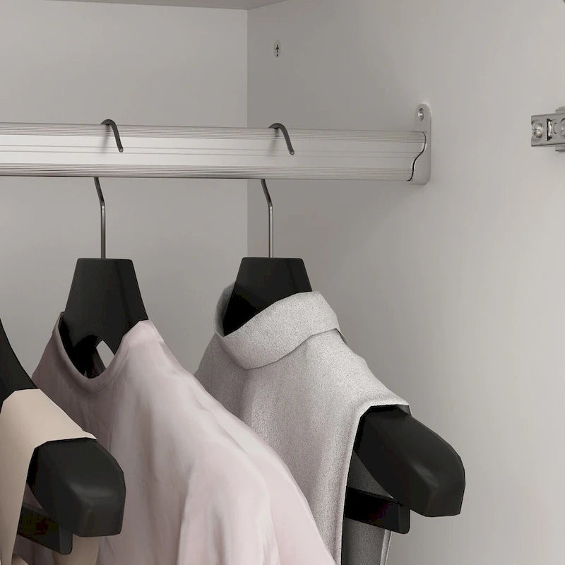78.7H Armoire Double L'Élégance et l'Utilité Se Rencontrent