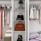 78.7H Armoire Double L'Élégance et l'Utilité Se Rencontrent