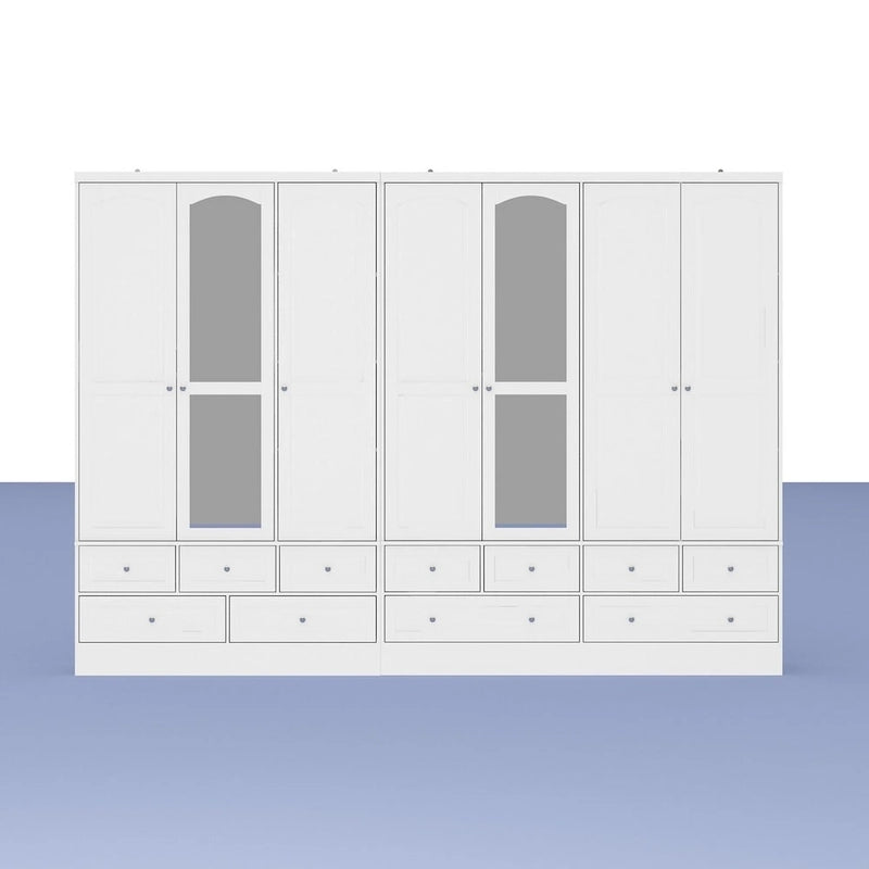 78.7H Armoire Double L'Élégance et l'Utilité Se Rencontrent