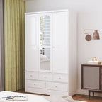 78.7H Armoire Double L'Élégance et l'Utilité Se Rencontrent