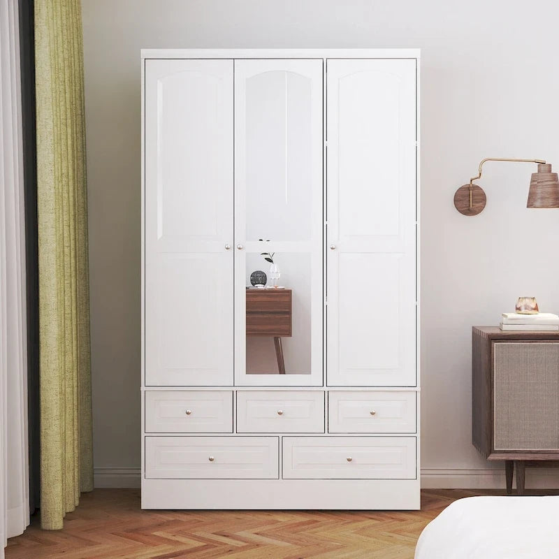 78.7H Armoire Double L'Élégance et l'Utilité Se Rencontrent