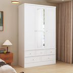 78.7H Armoire Double L'Élégance et l'Utilité Se Rencontrent