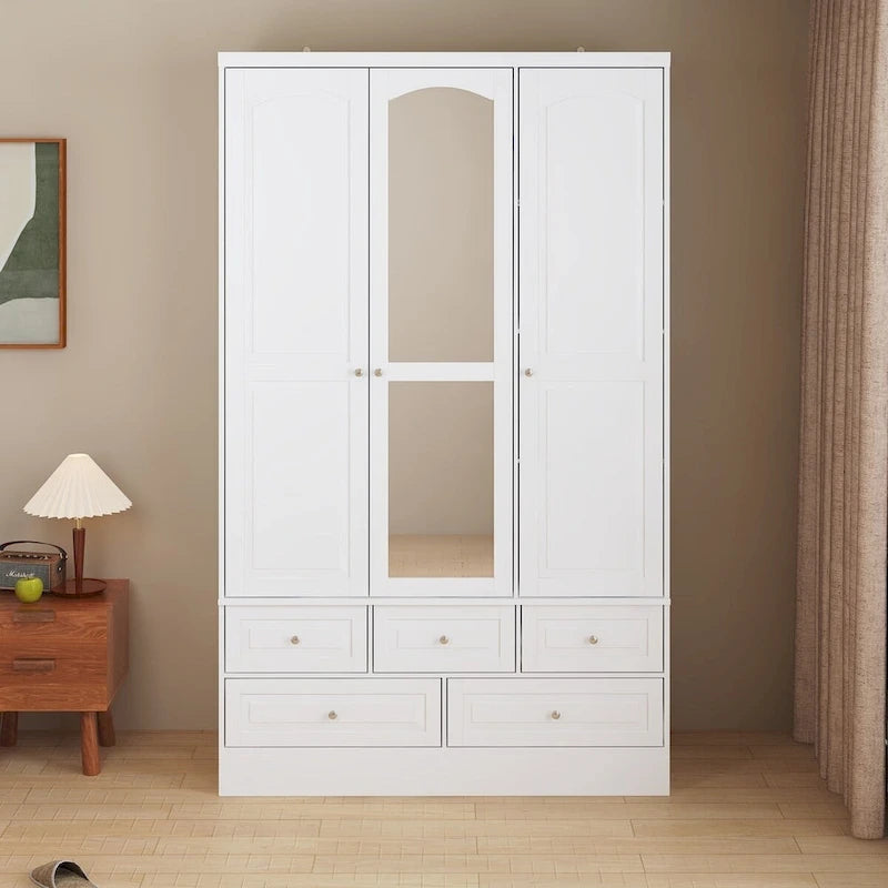 78.7H Armoire Double L'Élégance et l'Utilité Se Rencontrent