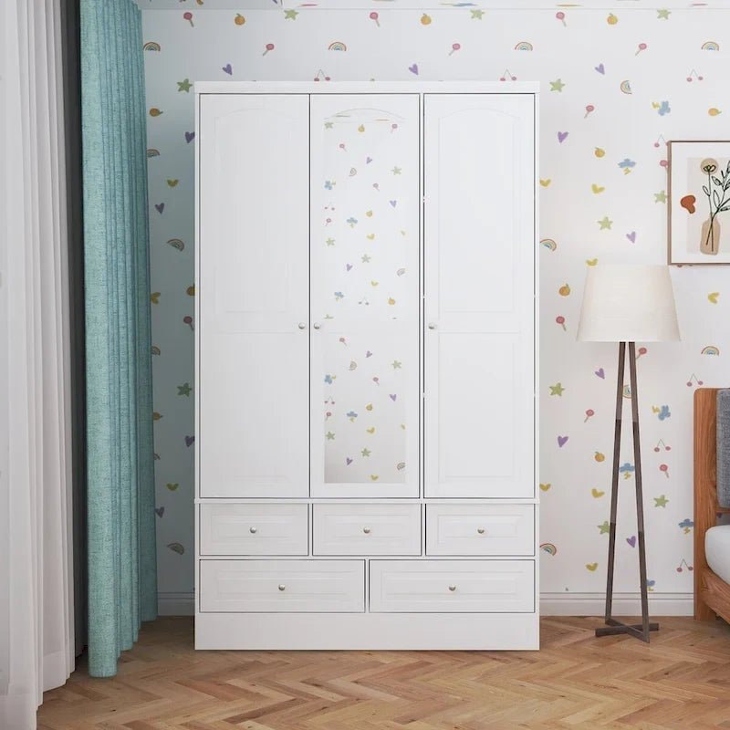 78.7H Armoire Double L'Élégance et l'Utilité Se Rencontrent